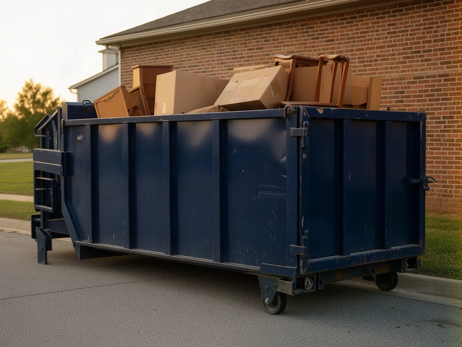 Roll-off dumpster from Matt's Memphis Dumpster Rental in Memphis, TN